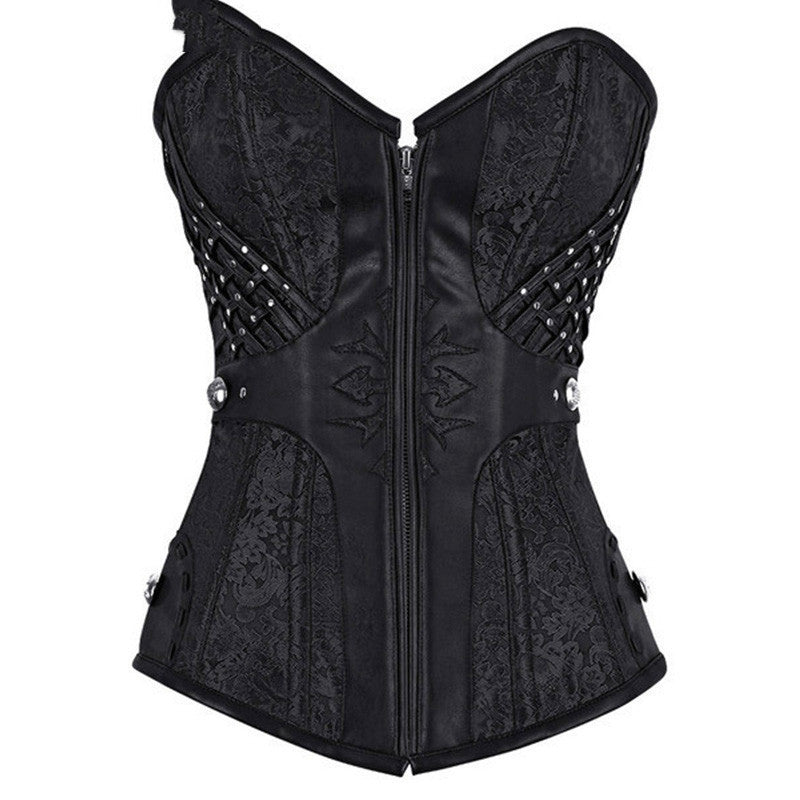 Eclipse Tight-Lace Corset (Faux Leather)