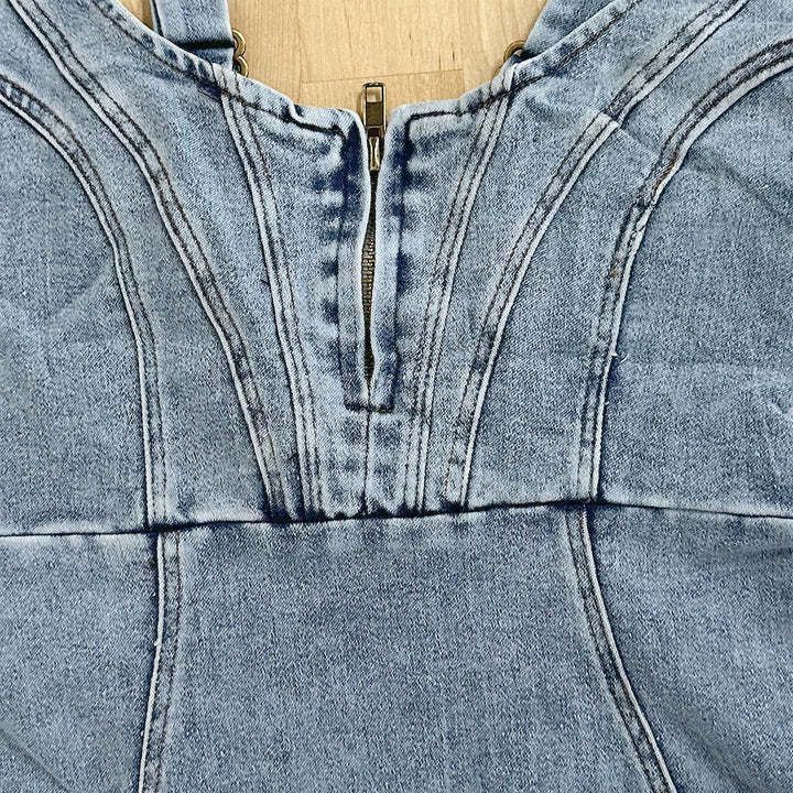 Luxe Denim Bodycon Dress