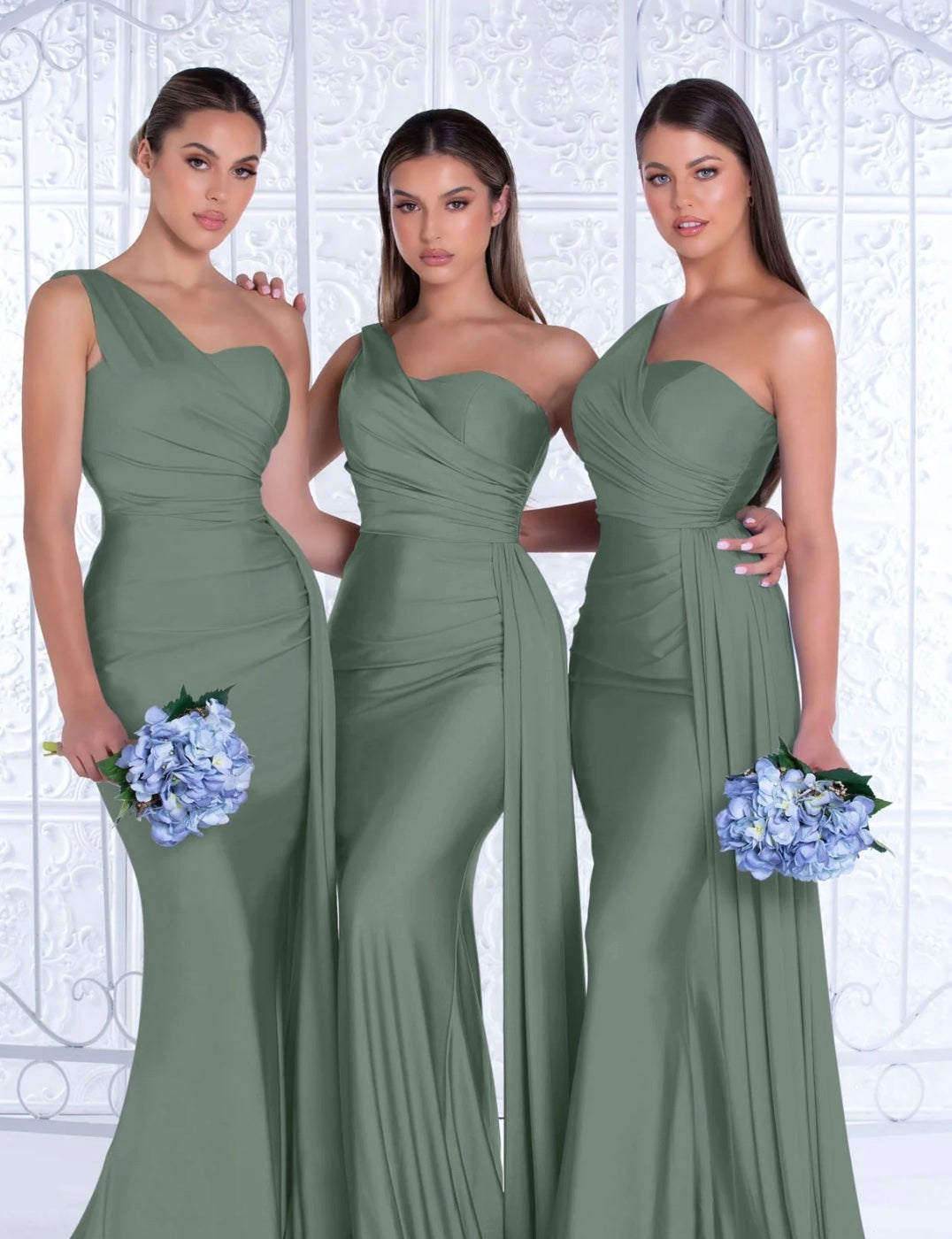Elegant One-Shoulder Mermaid Gown