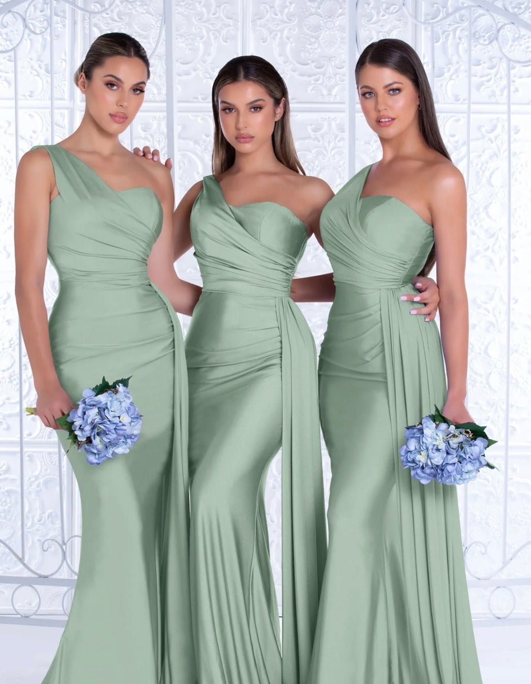 Elegant One-Shoulder Mermaid Gown