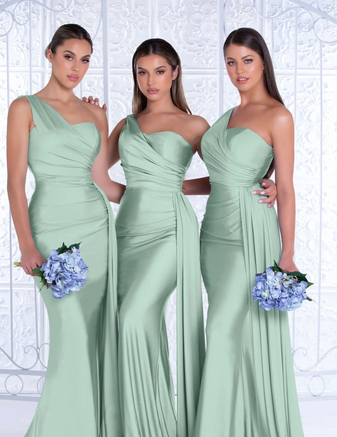 Elegant One-Shoulder Mermaid Gown