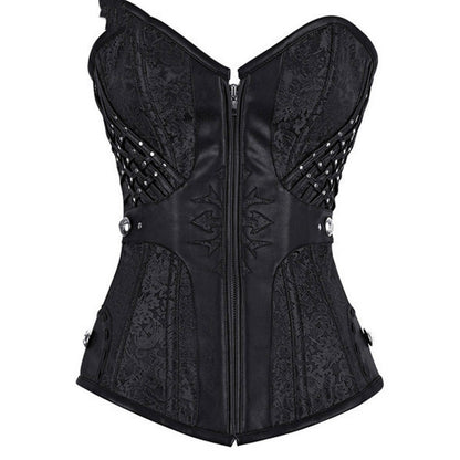 Eclipse Tight-Lace Corset (Faux Leather)