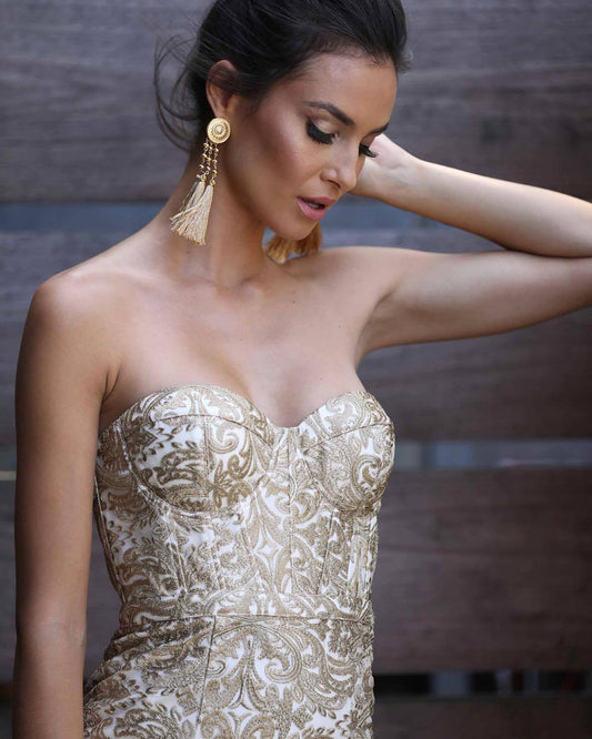 Luxe Fishtail MIDI dress