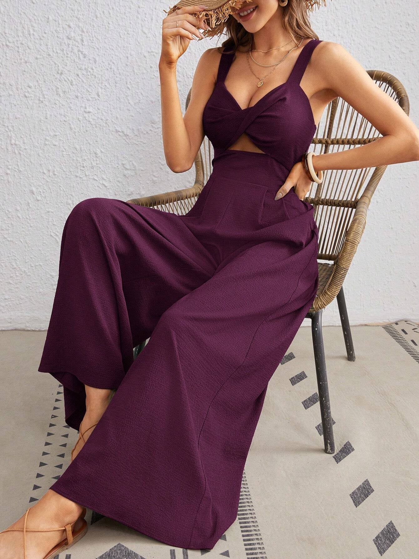Flowy One-Piece Jumpsuit