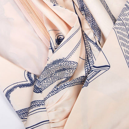 Luxe Printed Halterneck Dress