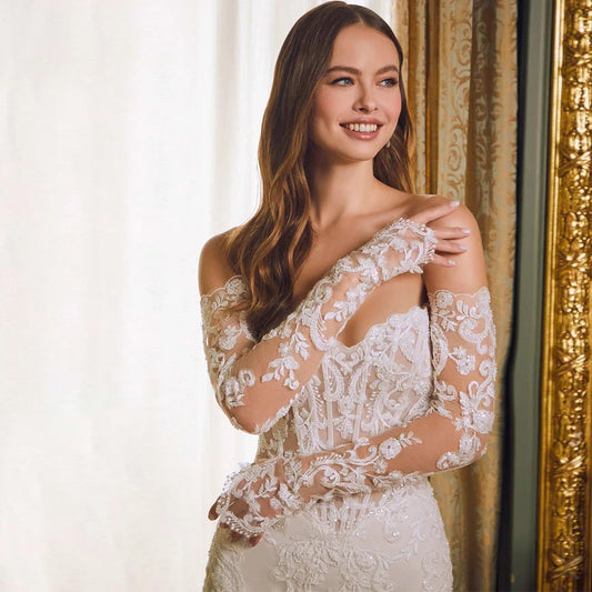 Luxe Off-Shoulder Socialite Gown